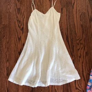 White Lacey dress from Aqua